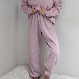 Na NIN | Cleo Cotton Sweatpants | lilac